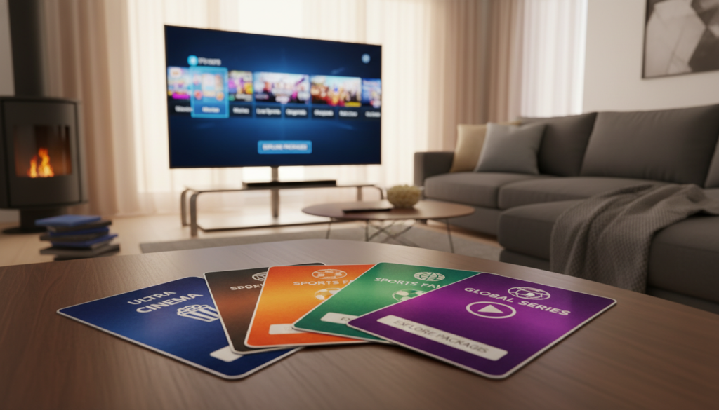 باقات اشتراكات IPTV متنوعة