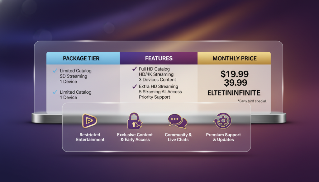 تفاصيل الباقات والأسعار